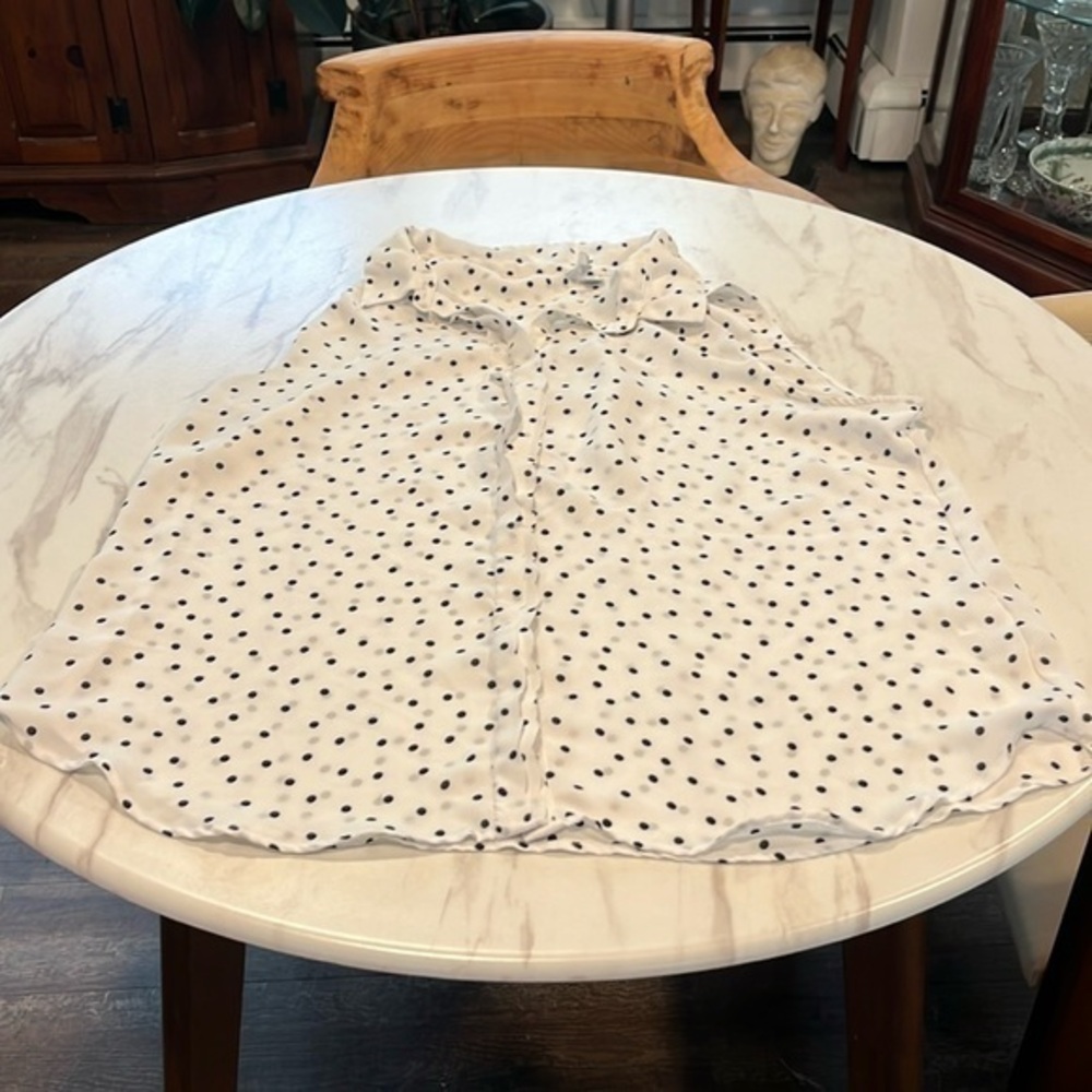 Elle Pokla Dot Tank Blouse